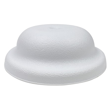 American Built Pro Clean-Out Cover Plate, 7-1/4 in. Diameter Plastic Bellshape White 107BW P1